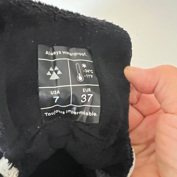 NEW Cougar Waterproof Winter Boot – White/Black- Size 7 - Picture 16 of 16